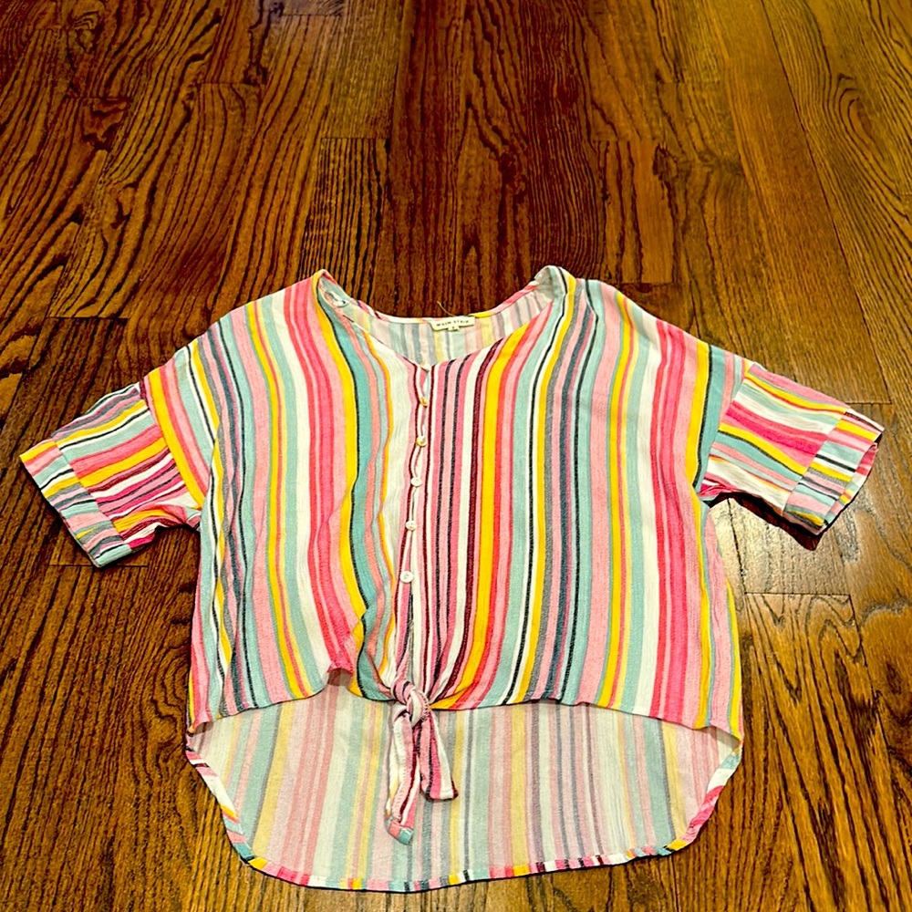 Multicolored top